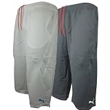 Mens New Puma Long 3/4 Length Knee Shorts Size S M L XL