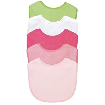 Green Sprouts Eco-friendly  Basic Waterproof Absorbent Terry Bib 5 Pack, Girls
From GREEN SPROUTS
