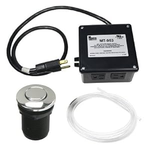 Mountain Plumbing 953BRS Waste Disposer Air Switch, Brushed Stainless Mountain Plumbing 953BRS Waste Disposer Air Switch, Brushed Stainless