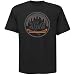 New York Mets Majestic Black on Black Fashion T-ShirtX-Large