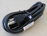 6ft 14AWG Computer Heavy Duty AC Power Cord Cable - UL/CSA - for Samsung Toshiba LG Sharp Sony Sceptre RCA Panasonic Philips Mitsubishi Magnavox TV LCD Plasma DLP, Acer Asus HP Samsung ViewSonic Dell Compaq Hanns-G LG Planar Monitor , Screen , review item image to see if fits your device Black color