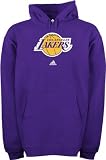 Los Angeles Lakers adidas Full Primary Logo Hooded Sweatshirt - X-Large