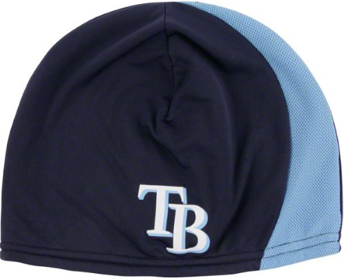 Tampa Bay Rays New Era Navy AC Performance Therma Base On Field Knit Hat
