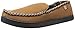 isotoner Men's Microsuede Moc W WD Braid Flat