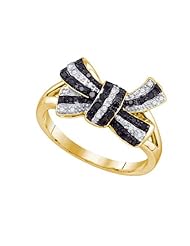 0.21CTW BLACK DIAMOND FASHION RING
