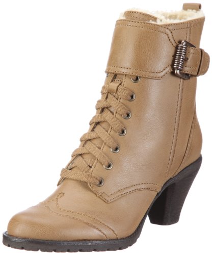 ESPRIT Lory Lu Bootie X10405, Damen Stiefel, Braun (dark beach 284), EU 36