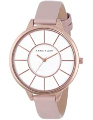 Anne Klein Womens AK/1500RGLP Rose Gold-Tone and Pink Watch