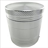 Sharpstone Herb Grinder Silver Vibrating 4 Piece and a Cali Crusher Press