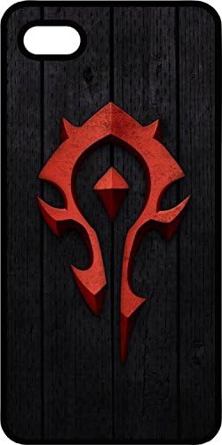 WOW World Of Warcraft Black Plastic Case for Apple iPhone 5 or iPhone 5s