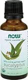 NOW Foods Organic Eucalyptus Oil, 1 ounce