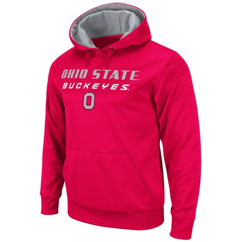 NCAA Ohio State Buckeyes Bootleg Pullover Hoodie (Red, XX-Large)