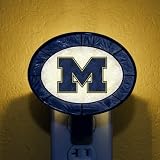 Michigan Wolverines Memory Company Art Glass Night Light NCAA College Athletics Fan Shop Sports Team Merchandise