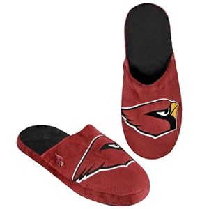 NFL Arizona Cardinals 2011 Big Logo Slide Slipper Hard Sole Large