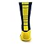 NCAA Michigan Wolverines Women's Champ Performance Crew Socks, Yellow, Medium