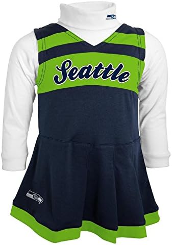 Seattle Seahawks Infant Cheerleader Dress & Bodysuit - Green