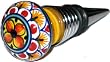 Italian Ceramic & Steel Bottle Wine Stopper
