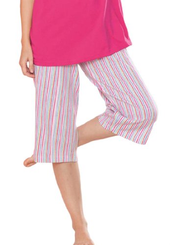 Dreams & Co. Women's Plus Size Knit Sleep Capri
