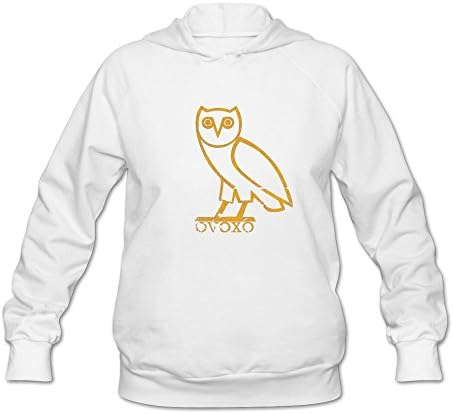 OVOXO Drake Logo Hooded Sweatshirts S White For Women