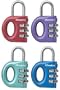 Master Lock 633D Satin Metallic Finish Luggage Lock, Set your Own Combination (Colors may vary)
