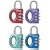 Master Lock 633D Satin Metallic Finish Luggage Lock, Set Your Own Combination