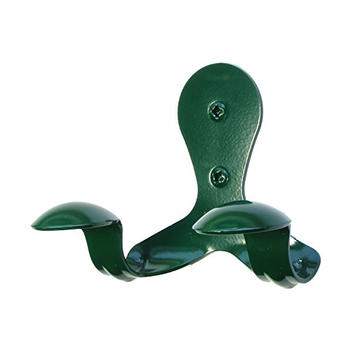SmartHook ColorZ Garment Friendly Double Coat Hook (Each, Hunter Green)