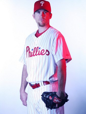 Philadelphia Phillies Photo Day, CLEARWATER, FL - FEBRUARY 22: Brad Lidge Photographic Poster Print by Nick Laham, 24x32