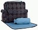 Search Our Specialty Mall : Charcoal Dot Messenger Diaper Bag in Blue