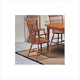 Highland Road Cherry Thumb Back Arm Chair Finish: Antique