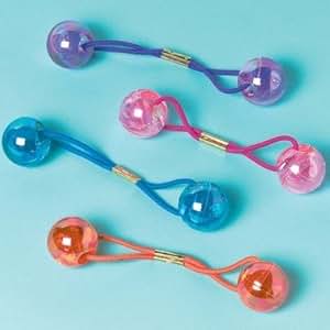plastic ball hair bobbles