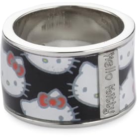 Hello Kitty by Simmons Jewelry Co. Multi-Kitty Face 13mm Ring