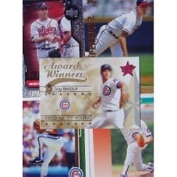 Greg Maddux 25-card set with 2-piece acrylic case