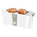 Severin AT 2518 Automatik-Langschlitztoaster, wei�-grau / 1350 W
