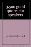3,500 good quotes for speakers