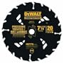 DEWALT DW3174 Construction Series 7-1/4-Inch 20 Tooth ATB Thin Kerf Pressure Treated and Wet Lumber Cutting Saw Blade with 5/8-Inch and Diamond Knockout Arbor
