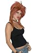 Rocker Wig Auburn And Brown Punk Rpck 1980 Hair Band