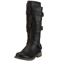 Buffalo 102531 408-9619 waxy leather, Damen Stiefel