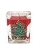 Nikko Ceramics Christmas Glass Scented Candle Red