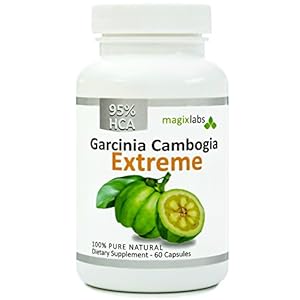 95% HCA Garcinia Cambogia EXTREME. Highest Potency ANYWHERE +1250mg per capsule. Certified. Fast Action Diet Pills: Fat Burner, Carb Blocker + Appetite Suppressant for Extreme Weight Loss by MagixLabs
