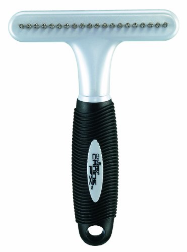 Conair Canine FX Short Tooth Undercoat Rake 1/2-inch, Dog Professional Grooming, Silver/Black