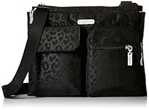 baggallini Everything Crossbody (Black Cheetah Emboss)
