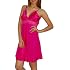Womens Sleepwear Lingerie: Silk Nighty / Lace trimmed Loungewear Pajama Gown