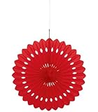 Decorative Fan 16"-Red
