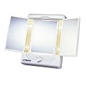 Conair Illumina Collection Two-Sided Lighted Makeup Mirror with 4 Light Settings, 1 ea