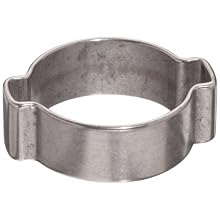 Dixon Stainless Steel 304 Pinch-On Double Ear Clamp