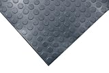 Coin-Grip Rubber Mat, 3mm x 4ft Wide Rolls