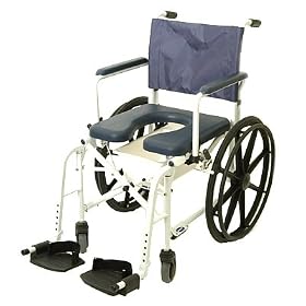 Shower commode chair