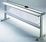 Neolt TRIM130B Electro Trimmer 51-Inch with Stand and Waste Catcher, Cutting Capacity 7 sheets (1/32), Table Dimensions 70 x 17, Cutting speed approximately 40 per second, Self-sharpening hardened steel cutting wheel that cuts in both directions