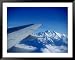 Aeroplane Wing Over Himalayas, Mechi, Nepal Photography Framed Art Poster Print by Tony Wheeler, 49x39