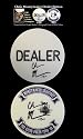 Trademark Chris Moneymaker Professional Collector's Dealer Button