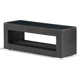 Algarva Outdoor Coffee Table in Chocolate - Zuo Modern - 701152